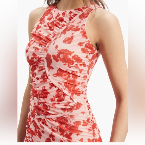 Floral Rushed Dress - Picture 3 of 6